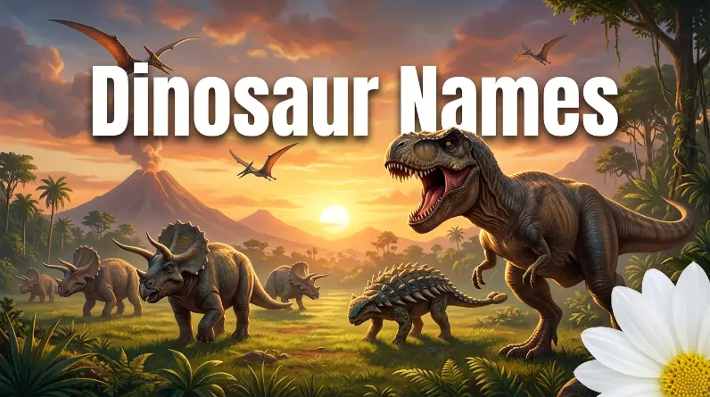 Dinosaur names with names generator