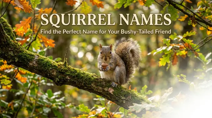 Squirrel names with names generator