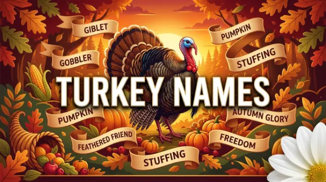 Turkey names with names generator