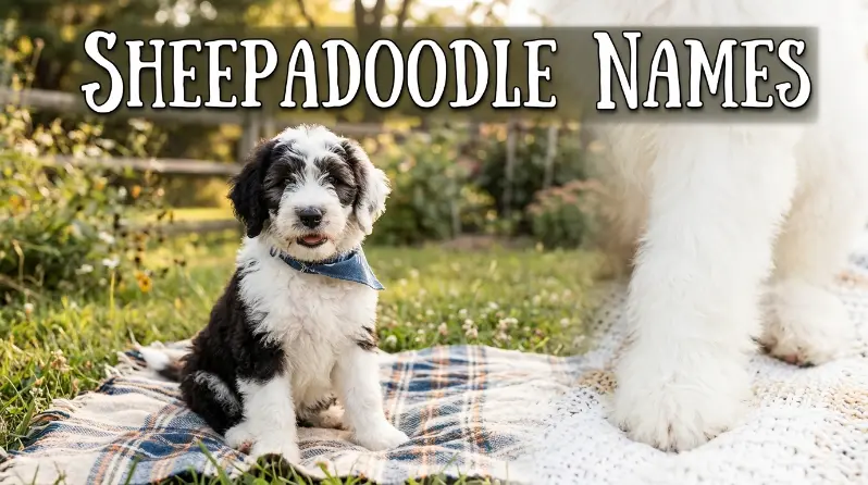 Sheepadoodle names with name generator
